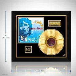 RARE-T Limited Edition Frames James Blunt - Back To Bedlam Gold LP Limited Signature Edition Studio Licensed Custom Frame