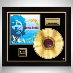 RARE-T Limited Edition Frames James Blunt - Back To Bedlam Gold LP Limited Signature Edition Studio Licensed Custom Frame