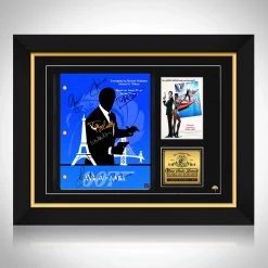 RARE-T James Bond A View To A Kill Transcript Limited Signature Edition Studio Licensed Custom Frame