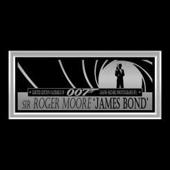 RARE-T Limited Edition Frames Roger Moore - James Bond Photo Limited Signature Edition Studio Licensed Custom Frame