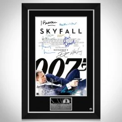 RARE-T Skyfall Mini Poster Limited Signature Edition Studio Licensed Custom Frame