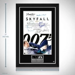 RARE-T Skyfall Mini Poster Limited Signature Edition Studio Licensed Custom Frame