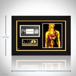 RARE-T James Bond Goldfinger Photo & VHS Limited Signature Edition Studio Licensed Custom Frame Limited Edition Frames