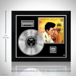RARE-T James Brown - Prisoner Of Love Platinum LP Limited Signature Edition Studio Licensed Custom Frame