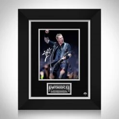 RARE-T Limited Edition Frames Metallica James Hetfield Photo Limited Signature Edition Studio Licensed Custom Frame