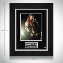 RARE-T Metallica - Young James Hetfield Limited Signature Edition Studio Licensed Photo Custom Frame