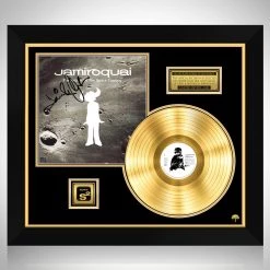 RARE-T Jamiroquai - The Return Of The Space Cowboy Gold LP Limited Signature Edition Studio Licensed Custom Frame
