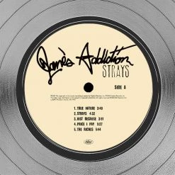 RARE-T Limited Edition Frames Jane's Addiction - Strays Platinum LP Limited Signature Edition Studio Licensed Custom Frame 18 RARE-T Limited Edition Frames Jane's Addiction - Strays Platinum LP Limited Signature Edition Studio Licensed Custom Frame