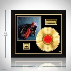 RARE-T Janis Joplin Pearl Gold LP Limited Signature Edition Studio Licensed Custom Frame Limited Edition Frames