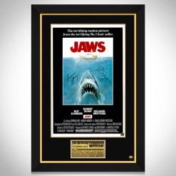 RARE-T Jaws Movie Mini Poster Limited Signature Edition Studio Licensed Custom Frame