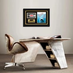 RARE-T Limited Edition Frames Jaws Photo & VHS Limited Signature Edition Studio Licensed Custom Frame