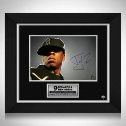 RARE-T Jay-Z Photo Limited Signature Edition Licensed Custom Frame Limited Edition Frames