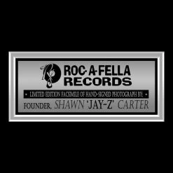 RARE-T Jay-Z Photo Limited Signature Edition Licensed Custom Frame Limited Edition Frames