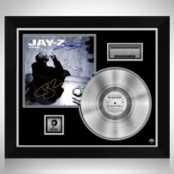 RARE-T Limited Edition Frames Jay-Z The Blueprint Platinum LP Limited Signature Edition Studio Licensed Black Custom Frame