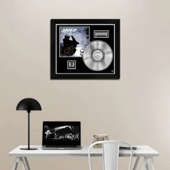 RARE-T Limited Edition Frames Jay-Z The Blueprint Platinum LP Limited Signature Edition Studio Licensed Black Custom Frame
