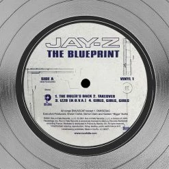 RARE-T Limited Edition Frames Jay-Z The Blueprint Platinum LP Limited Signature Edition Studio Licensed Black Custom Frame