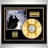 RARE-T Jay-Z The Blueprint Gold LP Limited Signature Edition Studio Licensed Black Custom Frame Limited Edition Frames