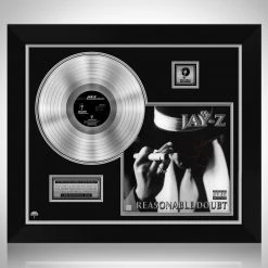 RARE-T Limited Edition Frames Jay-Z Reasonable Doubt Platinum LP Limited Signature Edition Studio Licensed Custom Frame