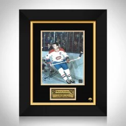 RARE-T Montreal Canadiens - Jean Beliveau Photo Limited Signature Edition Studio Licensed Custom Frame