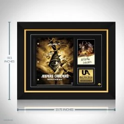 RARE-T Jeepers Creepers Script Limited Signature Edition Studio Licensed Custom Frame