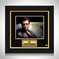 RARE-T Jurassic Park - Dr. Ian Malcolm Photo Limited Signature Edition Studio Licensed Custom Frame