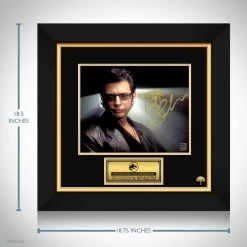 RARE-T Jurassic Park - Dr. Ian Malcolm Photo Limited Signature Edition Studio Licensed Custom Frame