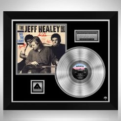 Rare-T The Jeff Healey Band - See The Light Platinum LP Limited Signature Edition Studio Licensed Custom Frame Limited Edition Frames