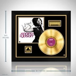 RARE-T Jennifer Hudson - Self-Titled Gold LP Limited Signature Edition Studio Licensed Custom Frame