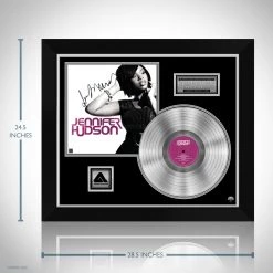 RARE-T Jennifer Hudson - Self-Titled Platinum LP Limited Signature Edition Studio Licensed Custom Frame Limited Edition Frames