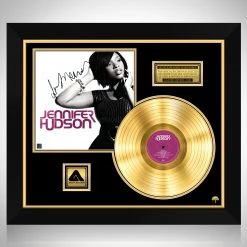 RARE-T Jennifer Hudson - Self-Titled Gold LP Limited Signature Edition Studio Licensed Custom Frame