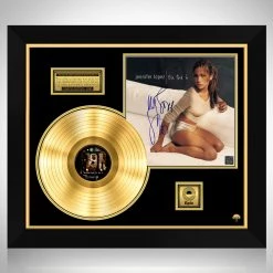 RARE-T Jennifer Lopez On The 6 Gold LP Limited Signature Edition Studio Licensed Custom Frame