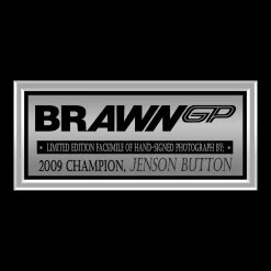 RARE-T Limited Edition Frames Brawn GP F1 - Jenson Button Photo Limited Signature Edition Studio Licensed Custom Frame