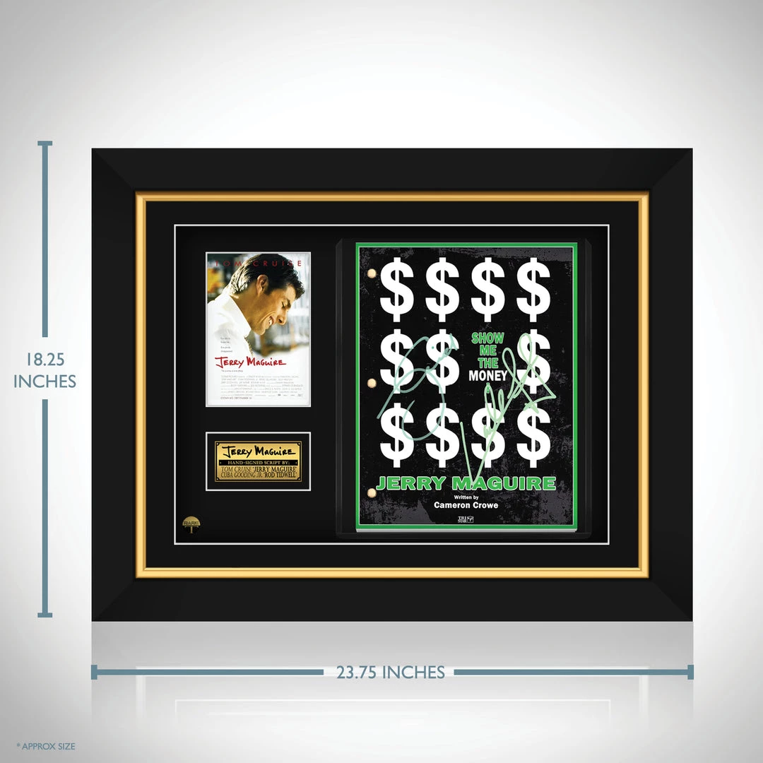APW Signed Memorabilia Jerry Maguire - Hand-Signed Script By Tom Cruise & Cuba Gooding Jr. Custom Frame 4 APW Signed Memorabilia Jerry Maguire - Hand-Signed Script By Tom Cruise & Cuba Gooding Jr. Custom Frame