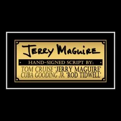 APW Signed Memorabilia Jerry Maguire - Hand-Signed Script By Tom Cruise & Cuba Gooding Jr. Custom Frame 15 APW Signed Memorabilia Jerry Maguire - Hand-Signed Script By Tom Cruise & Cuba Gooding Jr. Custom Frame