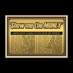 RARE-T Jerry McGuire Mini Poster Limited Signature Edition Studio Licensed Custom Frame