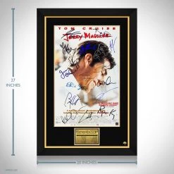RARE-T Jerry McGuire Mini Poster Limited Signature Edition Studio Licensed Custom Frame
