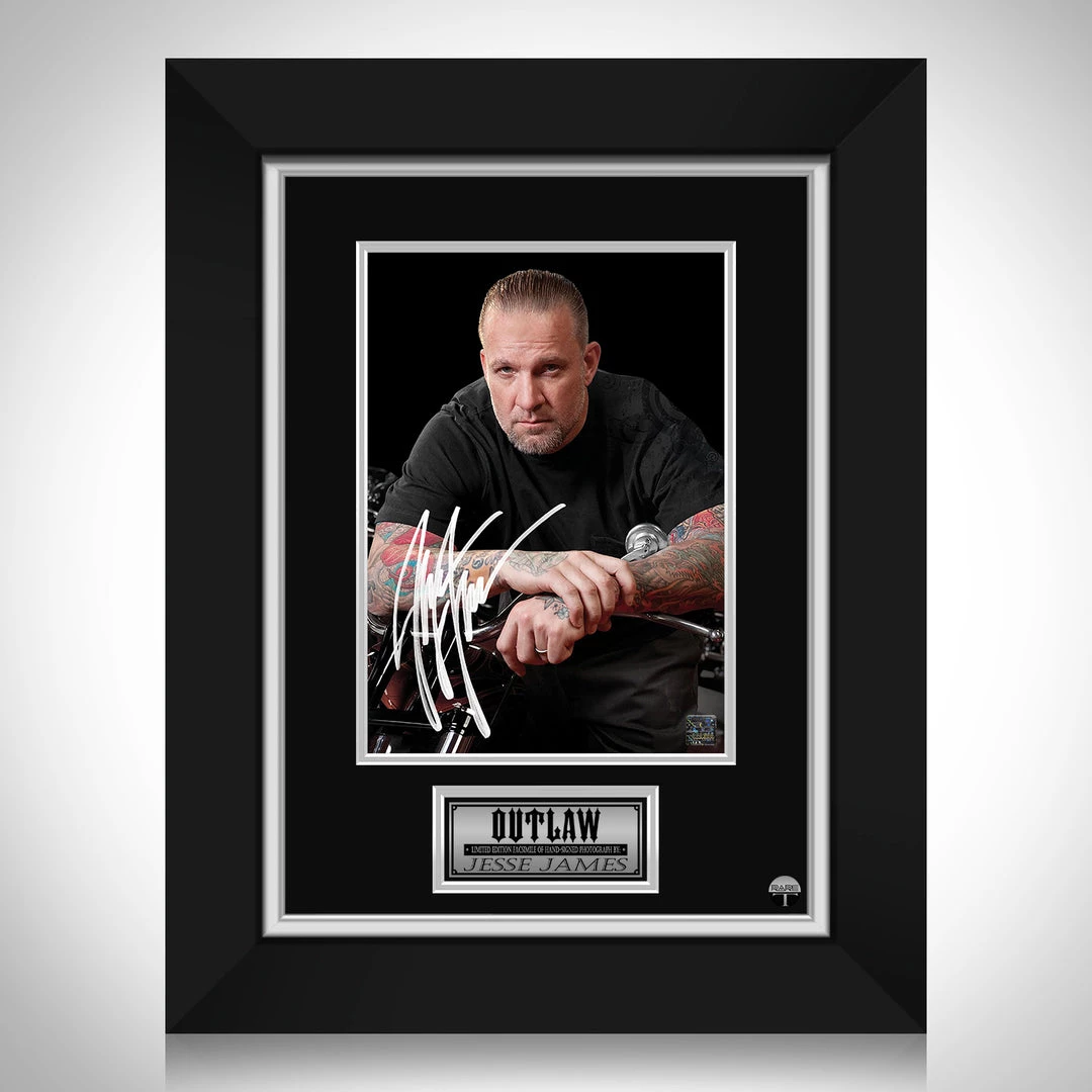 RARE-T Limited Edition Frames Jesse James Photo Limited Signature Edition Studio Licensed Custom Frame 1 RARE-T Limited Edition Frames Jesse James Photo Limited Signature Edition Studio Licensed Custom Frame