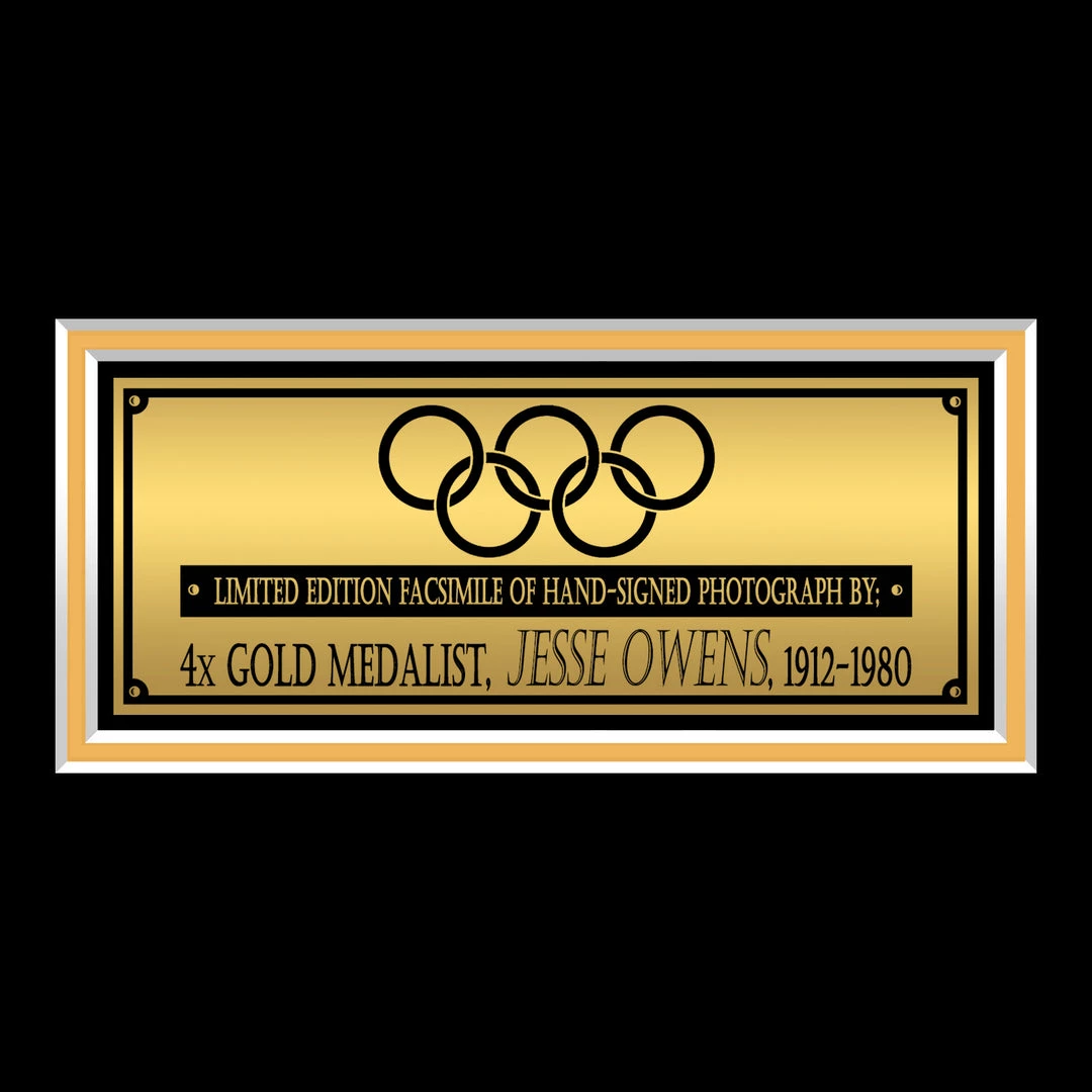 RARE-T Jesse Owens Photo Limited Signature Edition Studio Licensed Custom Frame 5 RARE-T Jesse Owens Photo Limited Signature Edition Studio Licensed Custom Frame