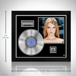 G.R.O. Jessica Simpson - Sweet Kisses Platinum LP Limited Signature Edition Studio Licensed Custom Frame