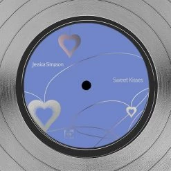 G.R.O. Jessica Simpson - Sweet Kisses Platinum LP Limited Signature Edition Studio Licensed Custom Frame