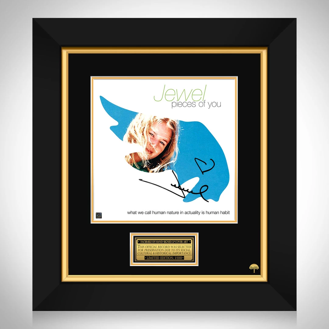 RARE-T Limited Edition Frames Jewel - Pieces Of You LP Cover Limited Signature Edition Studio Licensed Custom Frame 1 RARE-T Limited Edition Frames Jewel - Pieces Of You LP Cover Limited Signature Edition Studio Licensed Custom Frame