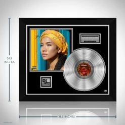 Rare-T Limited Edition Frames Jhené Aiko - Chilombo Platinum LP Limited Signature Edition Studio Licensed Custom Frame