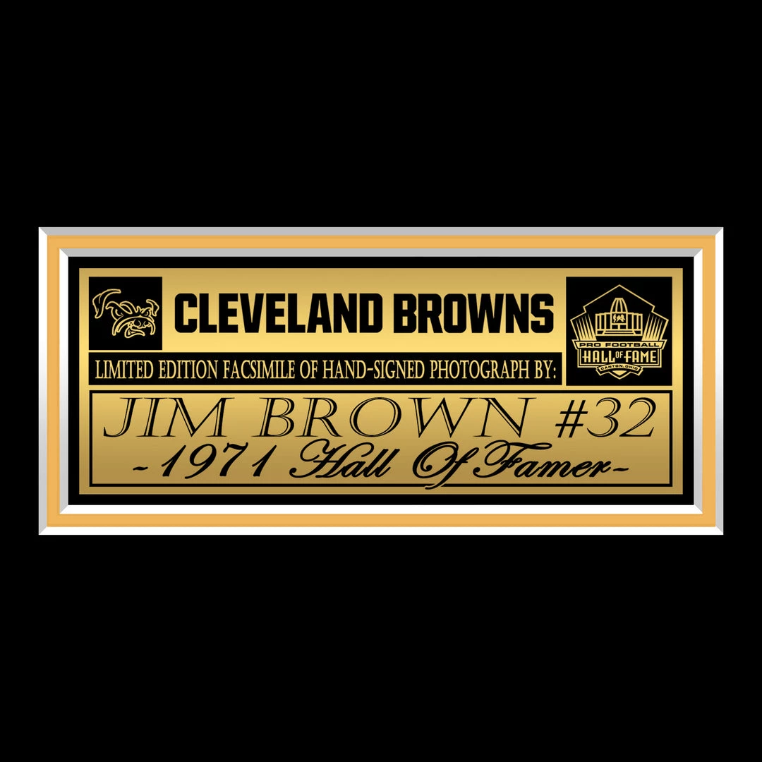 RARE-T Cleveland Browns - Jim Browns Photo Limited Signature Edition Studio Licensed Custom Frame Sports Memorabilia 5 RARE-T Cleveland Browns - Jim Browns Photo Limited Signature Edition Studio Licensed Custom Frame Sports Memorabilia