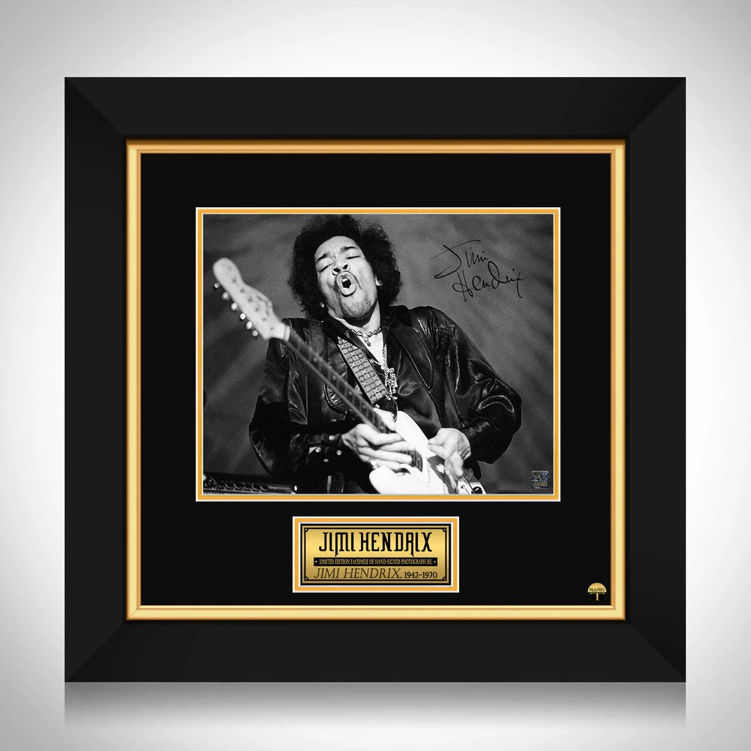 RARE-T Limited Edition Frames Jimi Hendrix Memorial Guitar Photo Limited Signature Edition Studio Licensed Custom Frame 1 RARE-T Limited Edition Frames Jimi Hendrix Memorial Guitar Photo Limited Signature Edition Studio Licensed Custom Frame