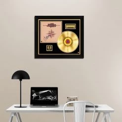 RARE-T Jimmy Buffett Changes In Latitudes, Changes In Attitude Gold LP Limited Signature Edition Studio Licensed Custom Frame