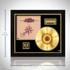 RARE-T Jimmy Buffett Changes In Latitudes, Changes In Attitude Gold LP Limited Signature Edition Studio Licensed Custom Frame