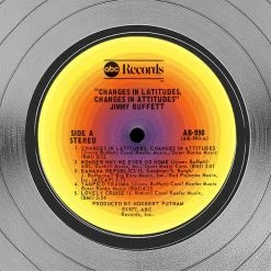 RARE-T Jimmy Buffett - Changes In Latitudes, Changes In Attitude Platinum LP Limited Signature Edition Studio Licensed Custom Frame Limited Edition Frames 15 RARE-T Jimmy Buffett - Changes In Latitudes, Changes In Attitude Platinum LP Limited Signature Edition Studio Licensed Custom Frame Limited Edition Frames