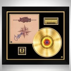 RARE-T Jimmy Buffett Changes In Latitudes, Changes In Attitude Gold LP Limited Signature Edition Studio Licensed Custom Frame