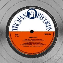 RARE-T Limited Edition Frames Jimmy Cliff - Self-titled Platinum LP Limited Signature Edition Studio Licensed Custom Frame