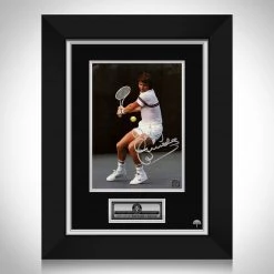 RARE-T Jimmy Connors Photo Limited Signature Edition Studio Licensed Custom Frame Sports Memorabilia